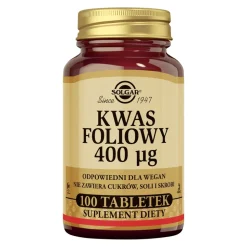 Solgar Kwas foliowy, tabletki, 100 szt.