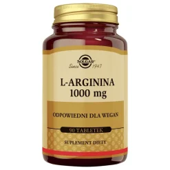 Solgar L-Arginina 1000 mg, tabletki, 90 szt.