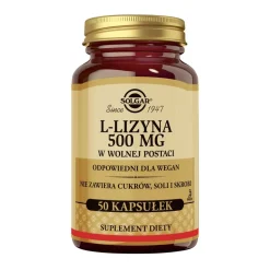 Solgar L-Lizyna, 500 mg, kapsułki, 50 szt.