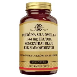 Solgar Omega 3 1764 mg, EPA/DHA, kapsułki, 50 szt.