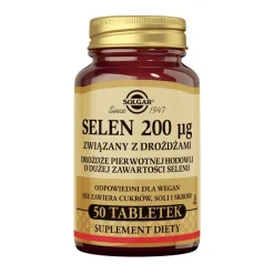 Solgar Selen 200 µg, tabletki, 50 szt.