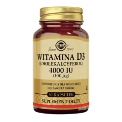 Solgar Witamina D3 4000 IU, kapsułki, 60 szt.