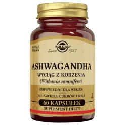 Solgar Witania Ospała Ashwagandha, kapsułki, 60 szt.