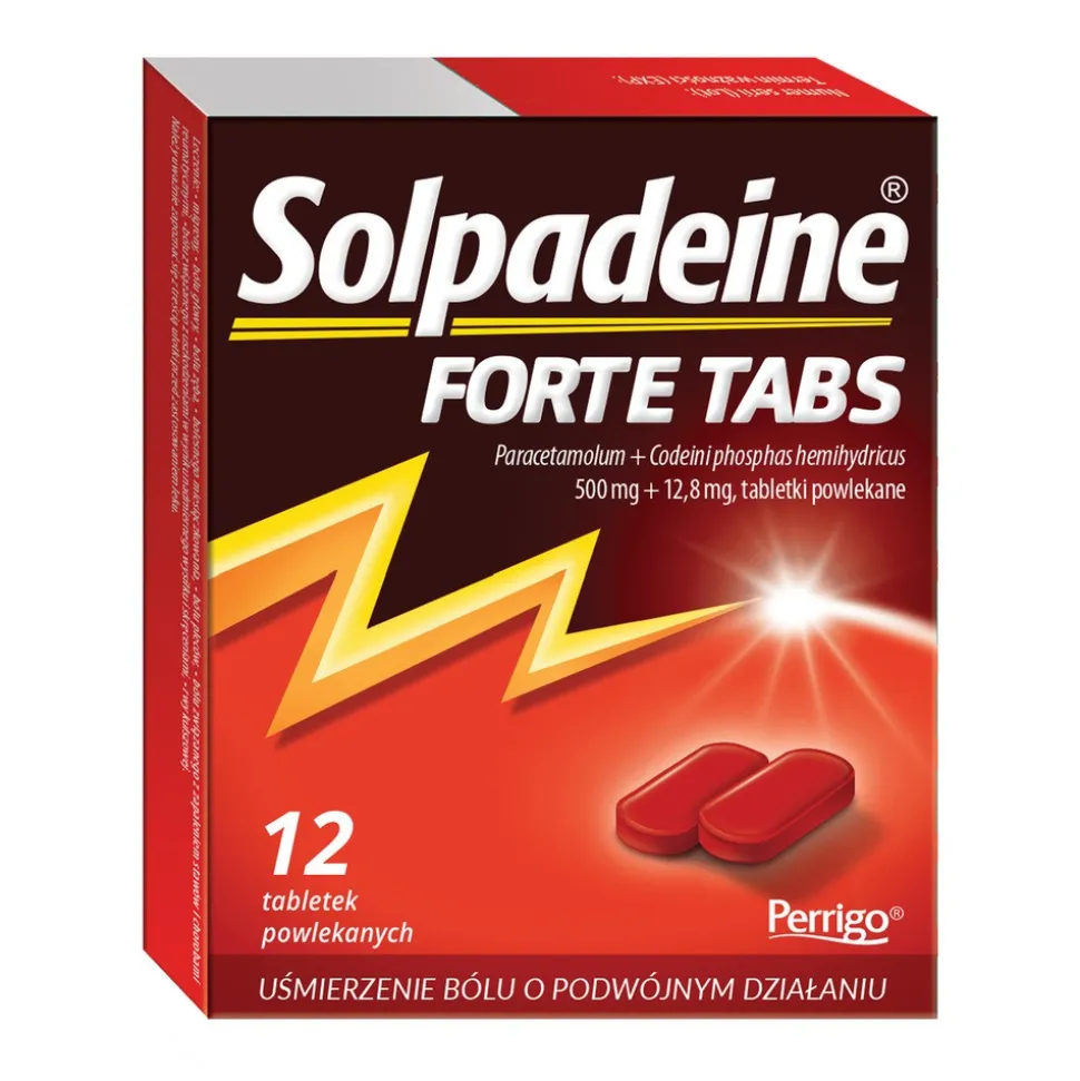 Solpadeine Forte Tabs, tabletki powlekane, 12 szt.