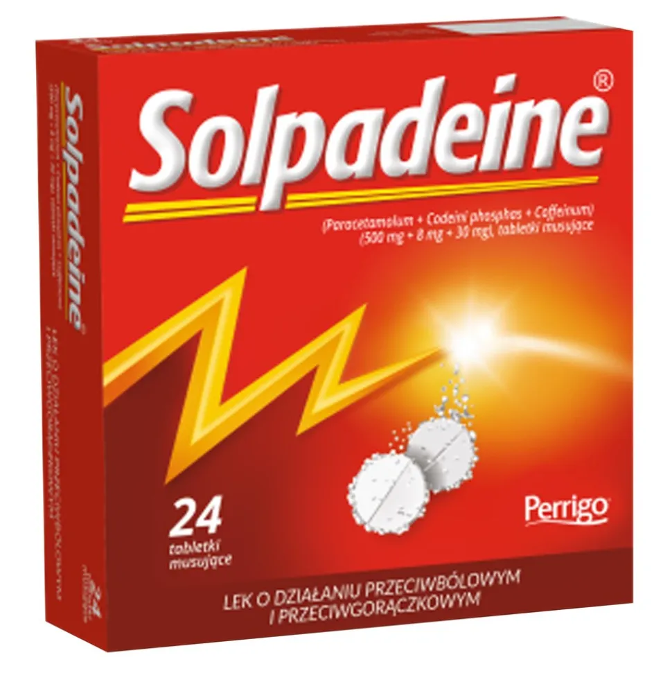 Solpadeine, tabletki musujące, 24 szt.