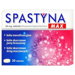 Spastyna Max, 80 mg, tabletki, 20 szt.