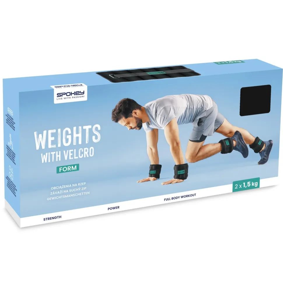 Spokey, Form, obciążenia na rzep 1,5 kg, 2 szt.