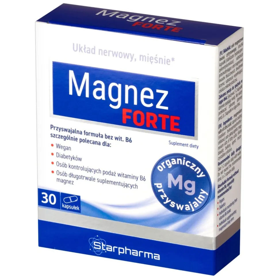 Starpharma Magnez Forte, kapsułki, 30 szt.