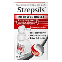 Strepsils Intensive Direct, aerozol do stosowania w jamie ustnej, 15 ml