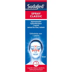 Sudafed XyloSpray, (1mg/ml), aerozol do nosa, 10 ml