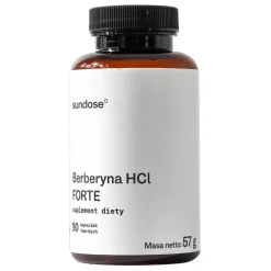 Sundose Berberyna HCl Forte, kapsułki twarde, 60 szt.