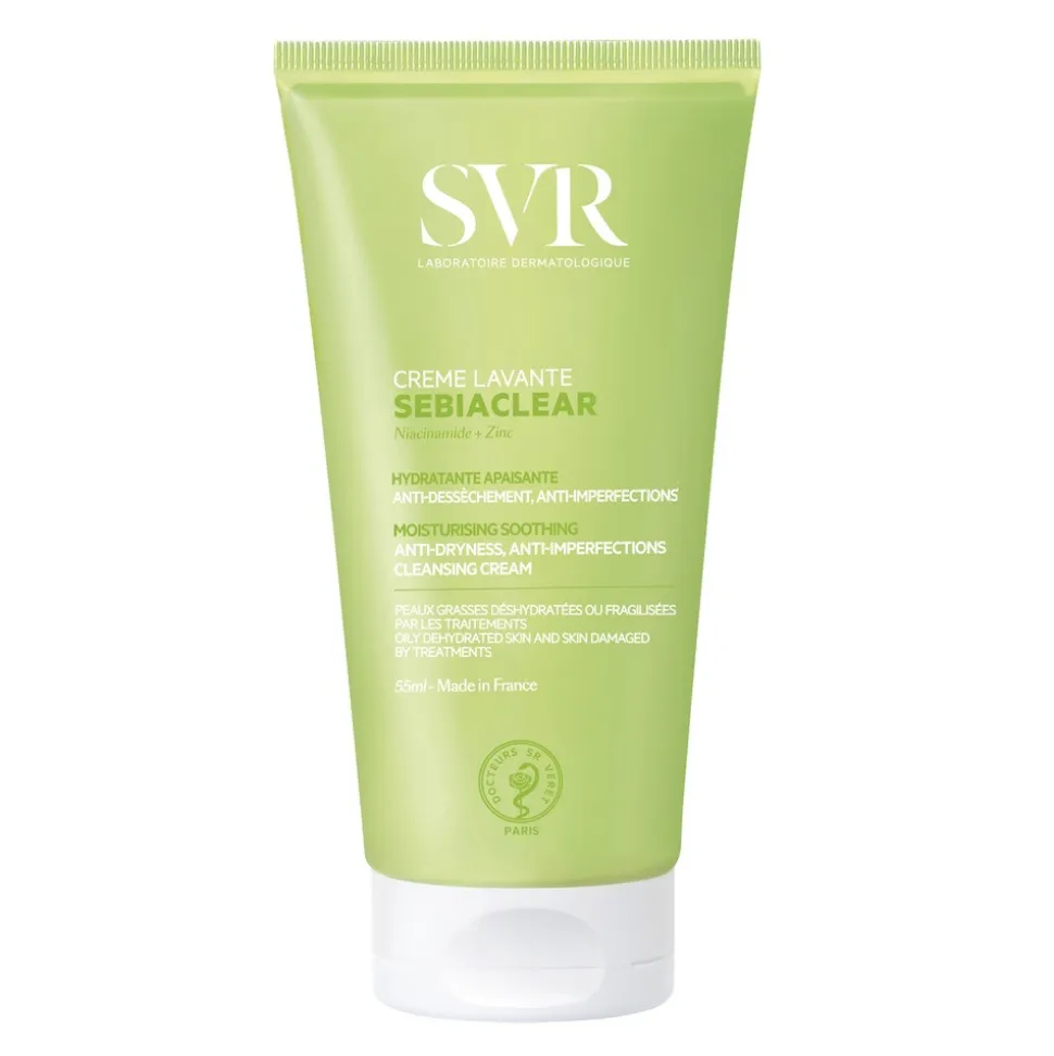 SVR Sebiaclear, nawilżający krem do mycia, 200 ml