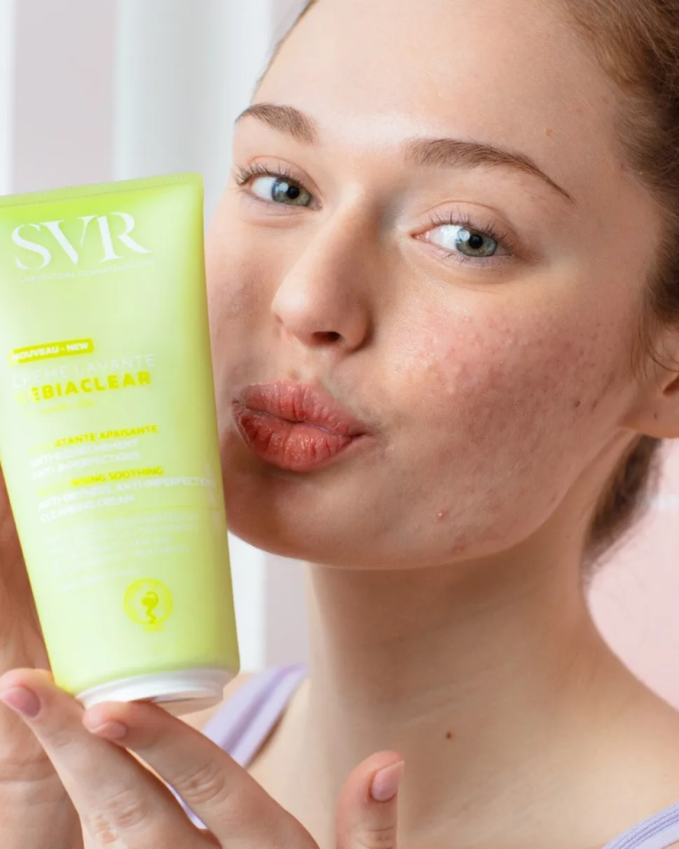SVR Sebiaclear, nawilżający krem do mycia, 200 ml
