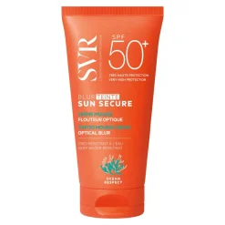 SVR Sun Secure Blur, Ochronny krem optycznie ujednolicający skórę SPF 50+, beige rose, 50 ml