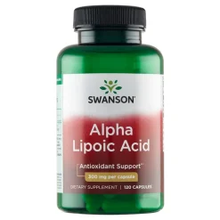 Swanson ALA kwas alfa liponowy, 300 mg, kapsułki, 120 szt.