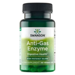 Swanson Anti-Gas Enzyme, kapsułki, 90 szt.