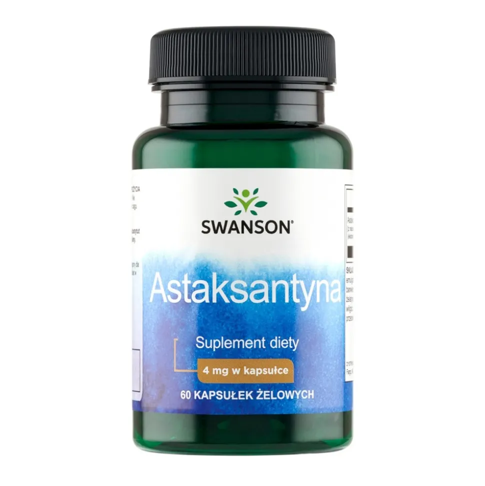 Swanson Astaksantyna, kapsułki żelowe, 60 szt.
