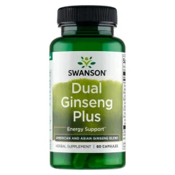 Swanson Dual Ginseng Plus, kapsułki, 60 szt.