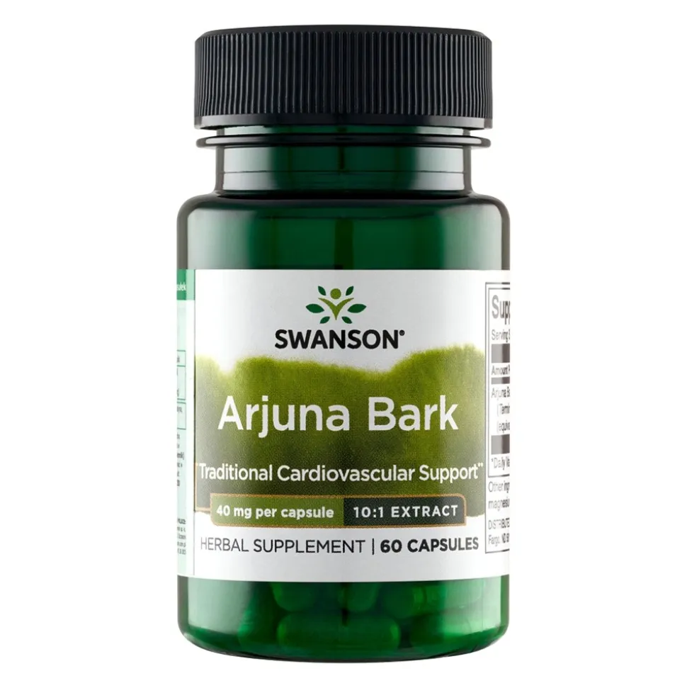 Swanson Full Spectrum Arjuna bark 10:1, kapsułki, 60 szt.