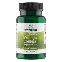 Swanson Full Spectrum Moringa Oleifera, 400 mg, kapsułki, 60 szt.