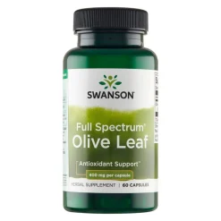 Swanson Full Spectrum Olive Leaf, kapsułki, 60 szt.