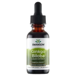 Swanson Ginkgo Biloba Liquid ekstrakt, płyn, 29,6 ml