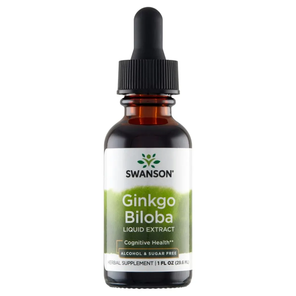 Swanson Ginkgo Biloba Liquid ekstrakt, płyn, 29,6 ml