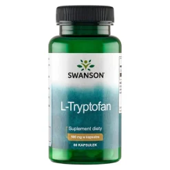 Swanson L-tryptofan, 500 mg, kapsułki, 60 szt.