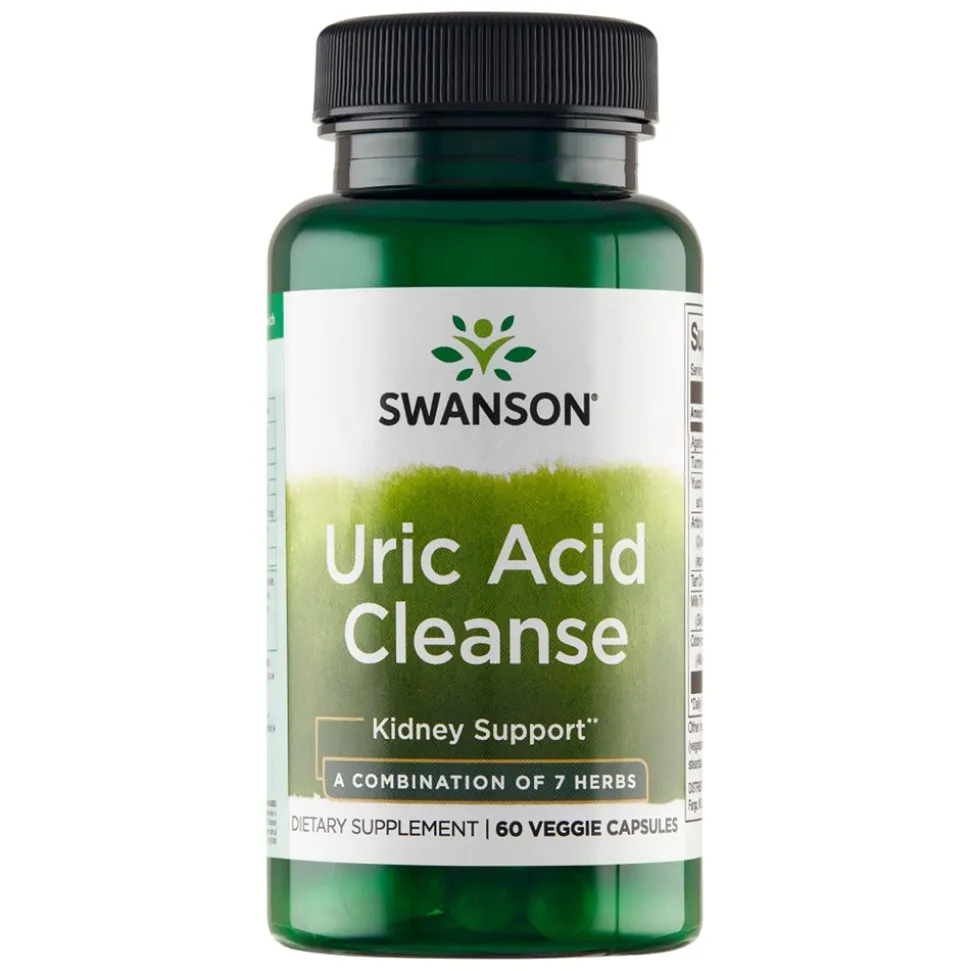 Swanson Uric Acid Cleanse, kapsułki, 60 szt.