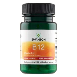 Swanson Witamina B 12, 1000 µg, tabletki do ssania, 100 szt.