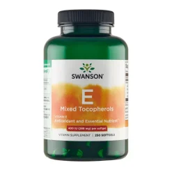 Swanson Witamina E 400IU mieszanka tokoferoli, kapsułki, 250 szt.