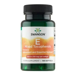 Swanson Witamina E 200 IU mieszanka tokoferoli, kapsułki, 100 szt.