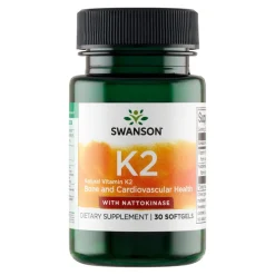 Swanson Witamina K2 + Nattokinaza, kapsułki, 30 szt.