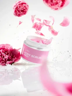 Swederm Body Scrub, cukrowy peeling do ciała, piwonia, 275 g