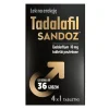 Tadalafil Sandoz, 10 mg, tabletki powlekane, 4 szt.