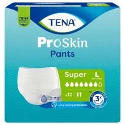 Tena Pants ProSkin Super, majtki chłonne, rozmiar L, 12 szt.