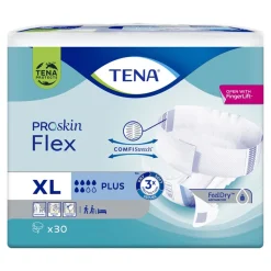 Tena ProSkin Flex Plus, pieluchomajtki, rozmiar XL, 30 szt.