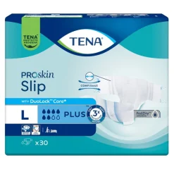 TENA Slip ProSkin Plus, pieluchomajtki, rozmiar L, 30 szt.