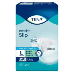 TENA Slip ProSkin Super, pieluchomajtki, rozmiar L, 10 szt.
