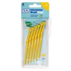TePe Angle, szczoteczka międzyzębowa, żółta (0,7 mm), 6 szt.