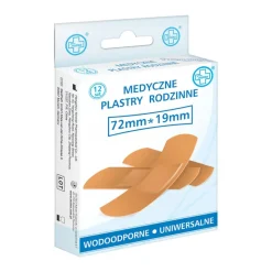 Testeo, plastry medyczne, wodoodporne, 12 szt.