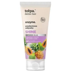 Tołpa dermo hair enzyme. Shine, odżywka emolientowa do włosów, 200 ml
