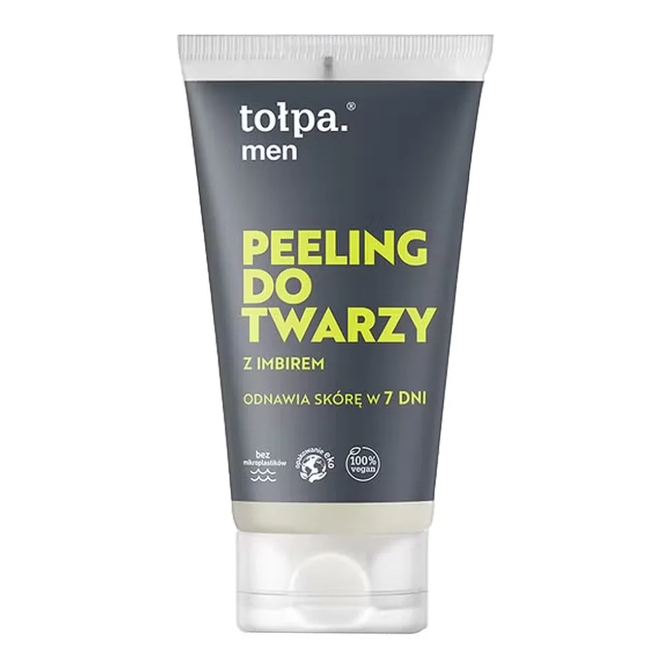 Tołpa Men, peeling do twarzy z imbirem, 150 ml