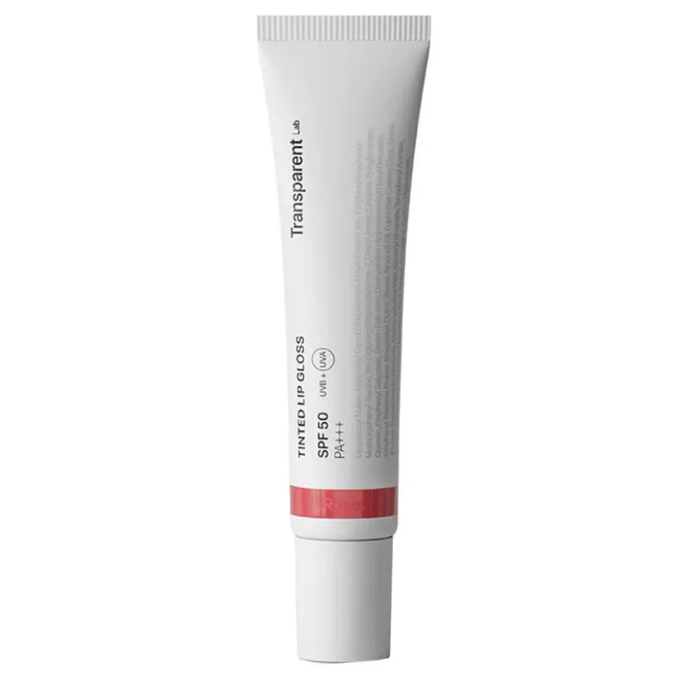 Transparent Lab Tinted Lip Gloss, błyszczyk do ust SPF50, Rose, 15 ml