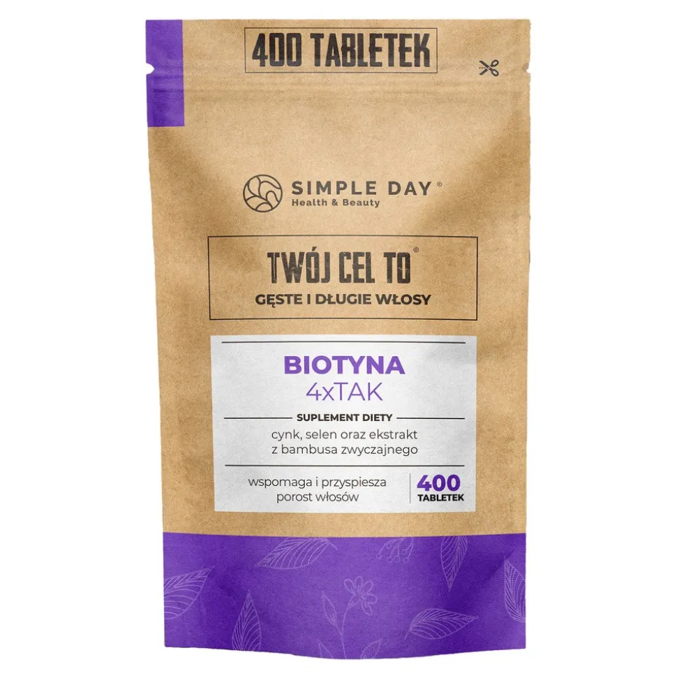 Twój Cel To Biotyna 4xTak, tabletki, 400 szt.
