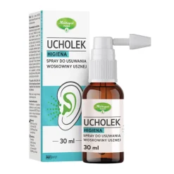 Ucholek Higiena, spray do usuwania woskowiny usznej, 30 ml
