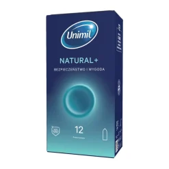 Unimil Natural, prezerwatywy lateksowe, 12 szt.