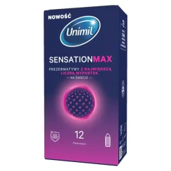 Unimil Sensation Max, prezerwatywy, 12 szt.