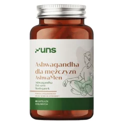 Uns Ashwagandha dla mężczyzn AshwaMen, kapsułki, 60 szt.