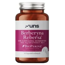 Uns Berberyna Rebersa + Bioperine, kapsułki, 60 szt.